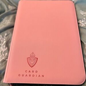 SOLD ✨ Card Guardian 9-Pocket Trading Card Binder – Pink (Like New!) ✨
